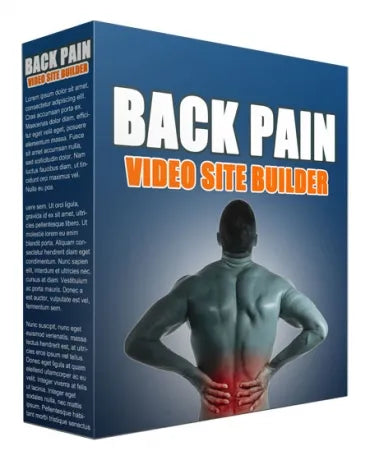 Back Pain Video Site Builder Software